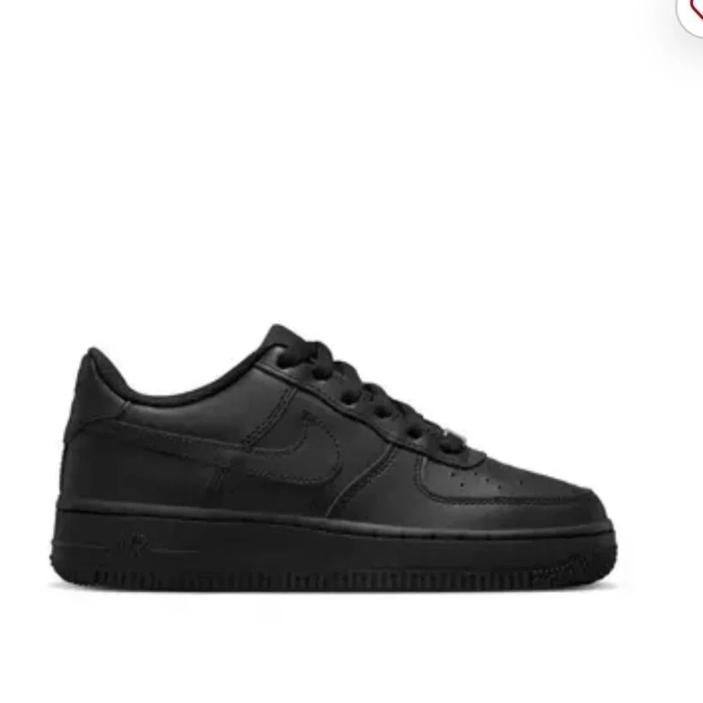Nike Air Force 1 Black Sneakers -Size 10